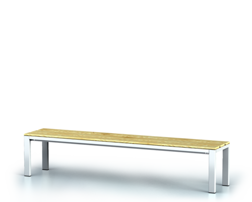 Benches with spruce sticks -  basic version 420 x 2000 x 400